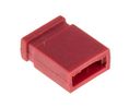 Short-Circuit Jumper, Closed, Red, 1A, Pack of 10 pieces